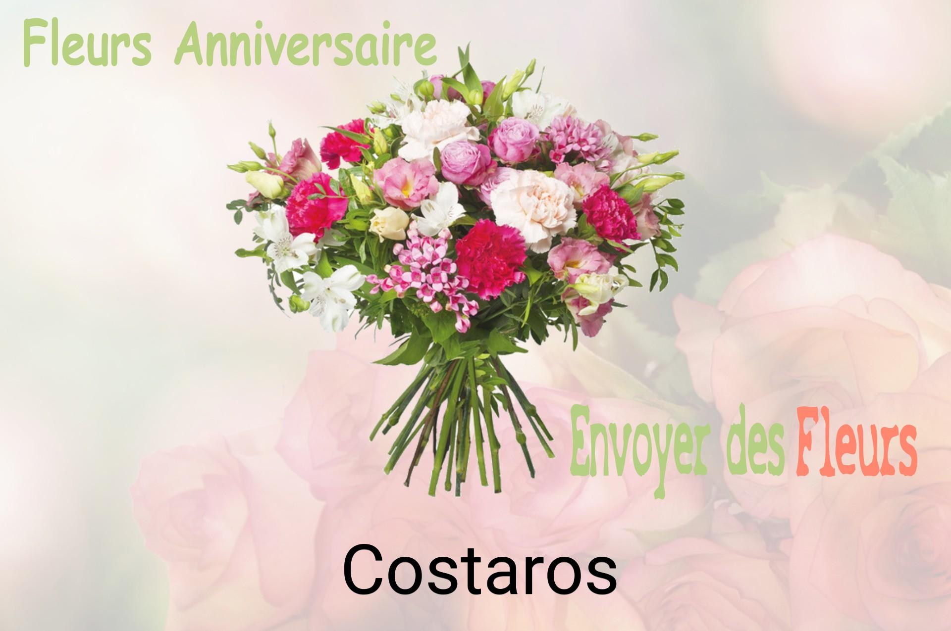 Bouquet de fleurs d’anniversaire livré à Costaros